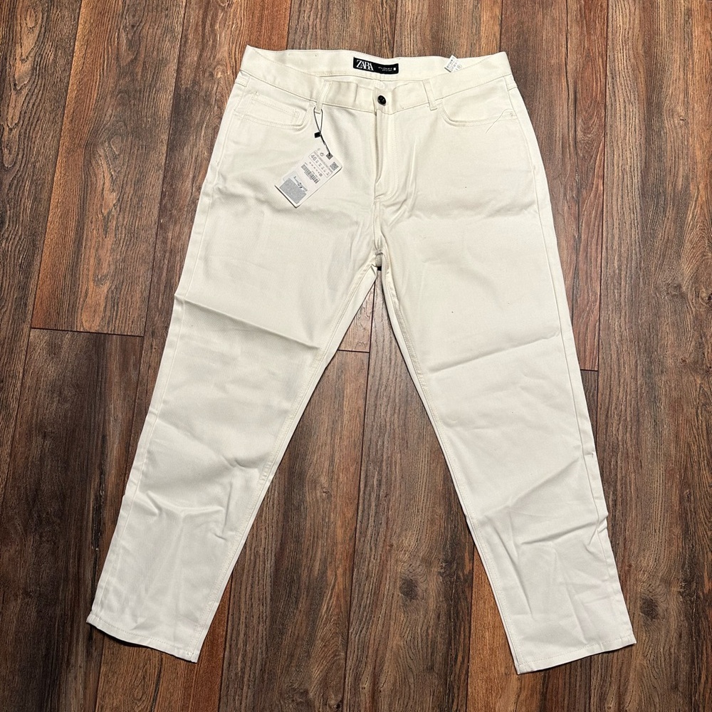 Zara White Jeans